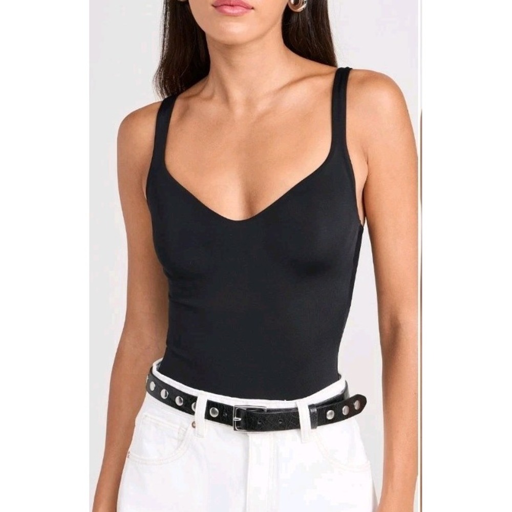 Wolford Womens Mat De Luxe Strong Shaping Bodysuit Black Size XS/D Cup Brief